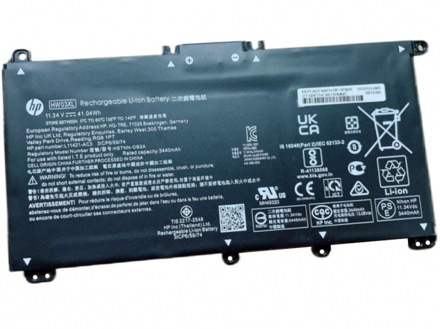 Original 3440mAh 41.04Wh HP Pavilion 14-dv0009TU 14-dv0901nc 14-dv0033nh Akku