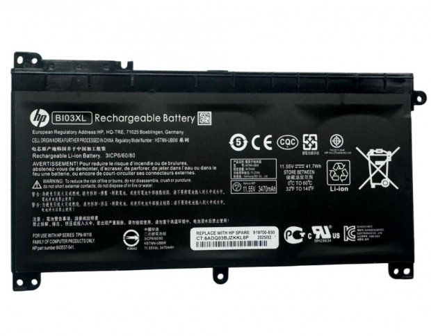Original 3470mAh 41.7Wh HP Pavilion X360 13-u121ur Akku
