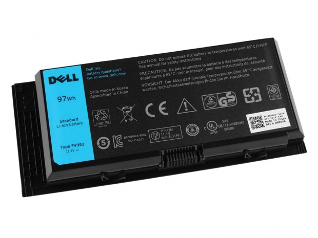 Original 9 Zellen 97Whr Dell Precision M6800-9363 Akku