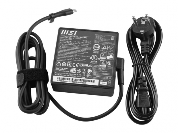 Original 100W USB-C MSI MS-16S8 P15 A12 P14 E16 Netzteil Ladeger&auml;t + Ladekabel